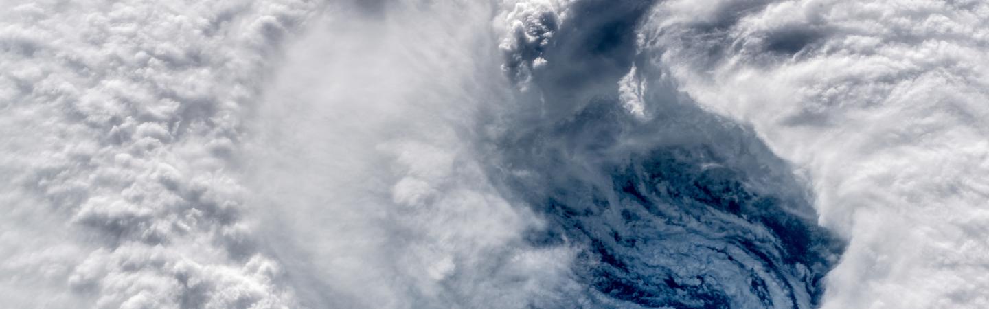 Hurricane Florence, seen from the International Space Station in September 2018