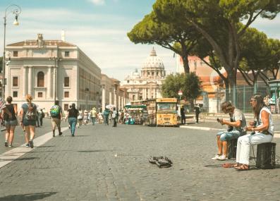 a street in Rome