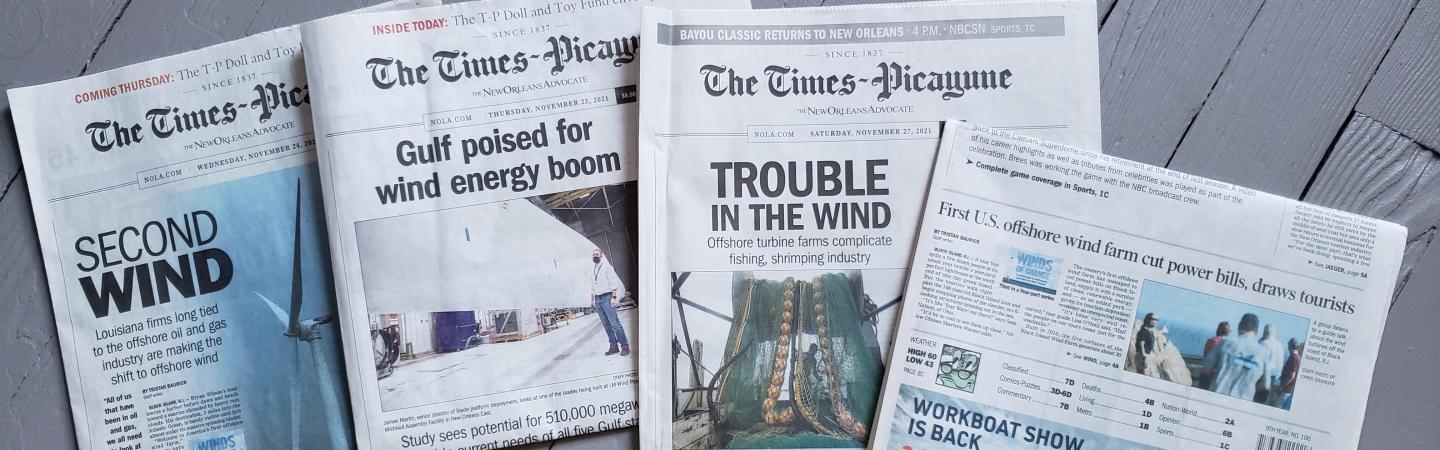 Journalism fellow Tristan Baurick's front page series in the Times Picayune | New Orleans Advocate