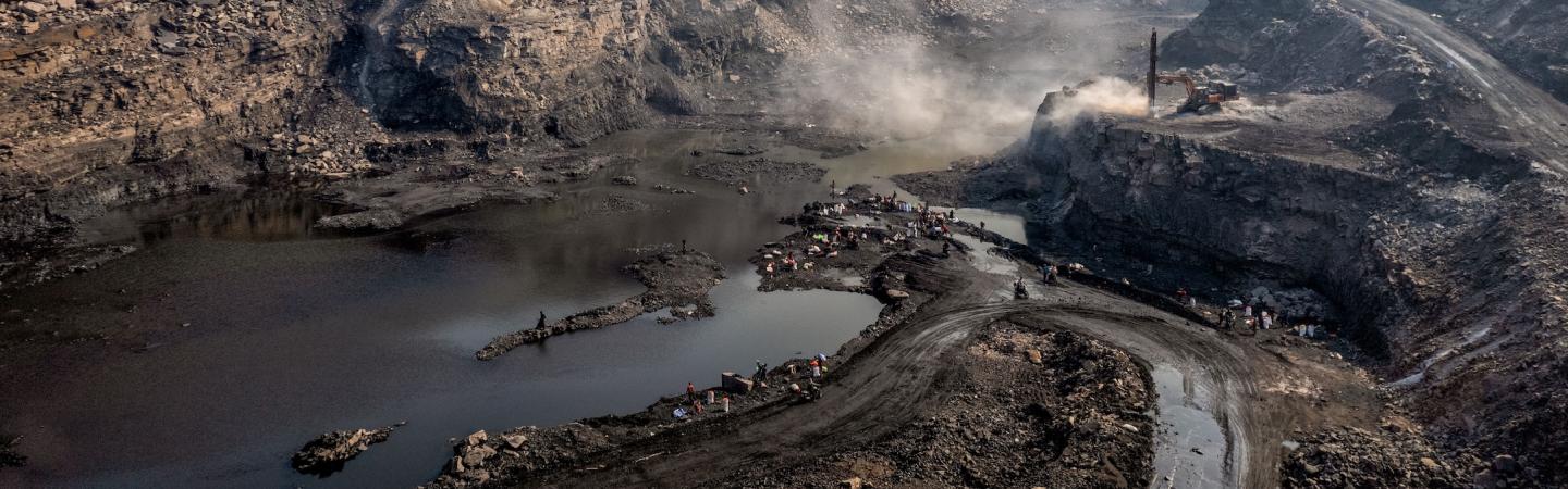 an active coal mine