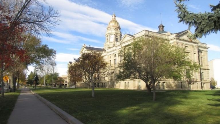 The Wyoming State Capitol in Cheyenne