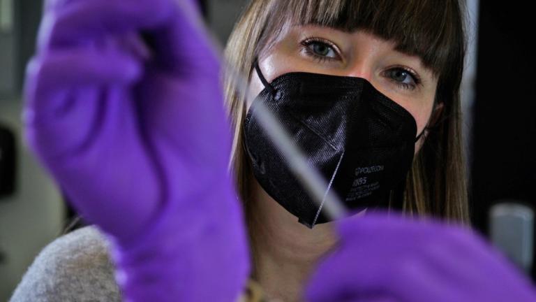 Betar Gallant, associate professor of mechanical engineering at MIT, utilizes electrochemical reactions to develop new sustainable technologies, including systems that capture carbon dioxide emissions and produce higher-energy rechargeable lithium-ion batteries for electric vehicles.