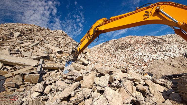 Concrete waste accounts for the majority of construction and demolition debris, representing over 60 percent of the total volume of more than 600 million tons in 2018.