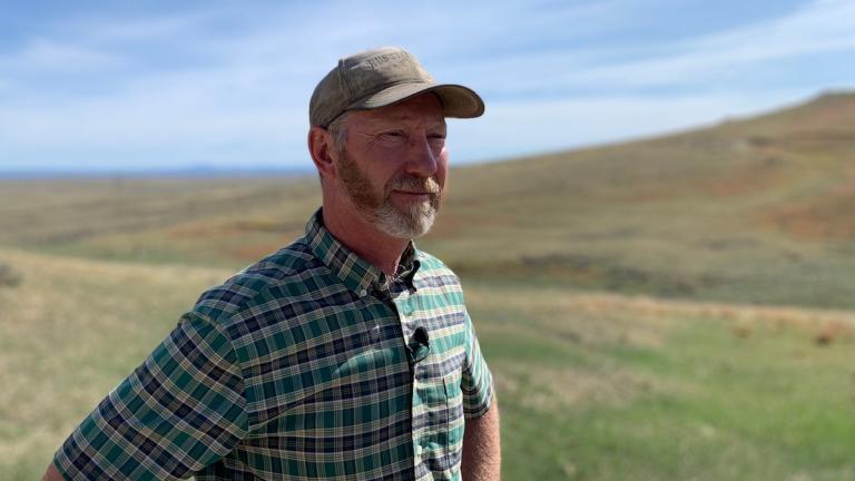 Crook County rancher Thayne Gray on the family's Warbonnet Ranch outside Moorcroft on Sept. 23, 2021. 