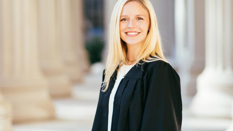 Grace Moore '21 will begin her studies at Sciences Po this fall. Her goal is to work in environmental policy to address climate change.