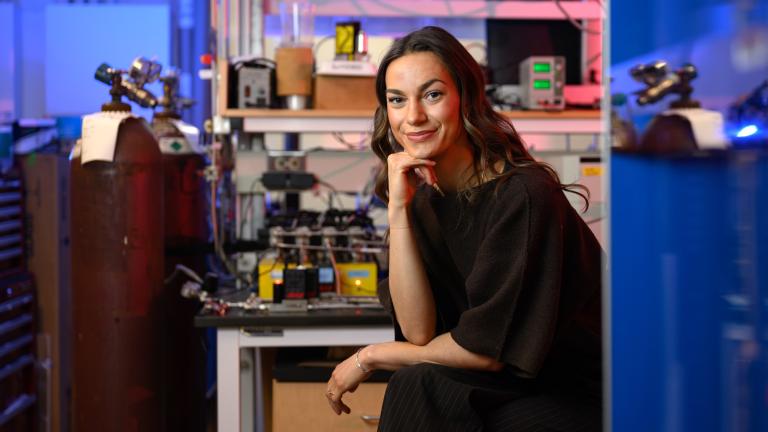 “It wasn’t until I started working with Desirée [Plata] that I started applying materials science as a tool to reduce greenhouse gas emissions. That was a profound insight,” says Audrey Parker.
