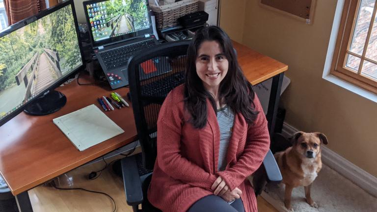 "I really like the way the project teams are designed to be fluid. Everyone knows who’s working on what, and you can sit in on meetings if you want to. We all have a limited amount of time, but the resources are there,”. says Erica Salazar.