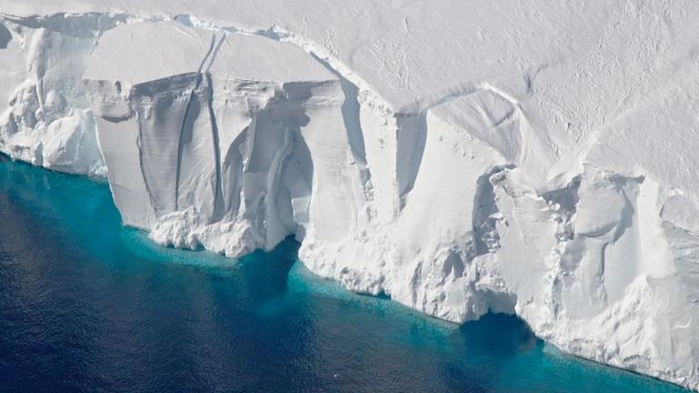 The Getz Ice Shelf in West Antarctica.