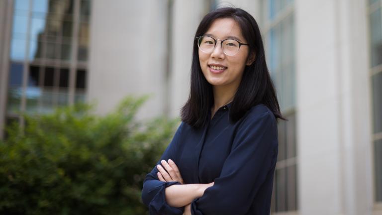 “I will use my interdisciplinary knowledge,” says Limiao Zhang. “I hope I can design safer and more efficient and more reliable systems to provide energy for our society.” 