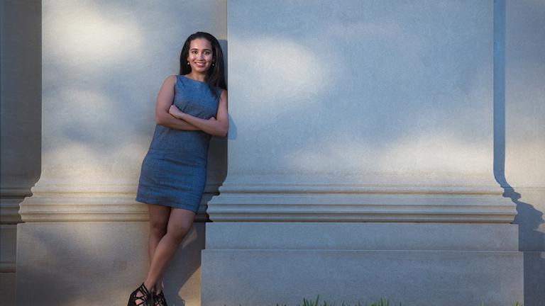 “I sometimes feel there was a reason I went through those early hardships,” says Madhumitha Ravichandran. “That’s what made me decide that I want to be an educator.” She’s also grateful for the opportunities that have opened up for her since coming to MIT.