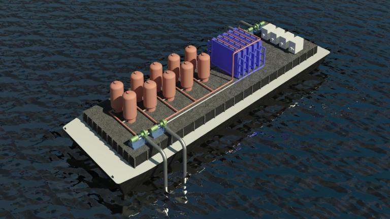 Researchers have found an effective new method for removing greenhouse gas from the ocean. The new method could be implemented by ships, processing water as they travel, or at locations such as offshore drilling platforms or at aquaculture fish farms.