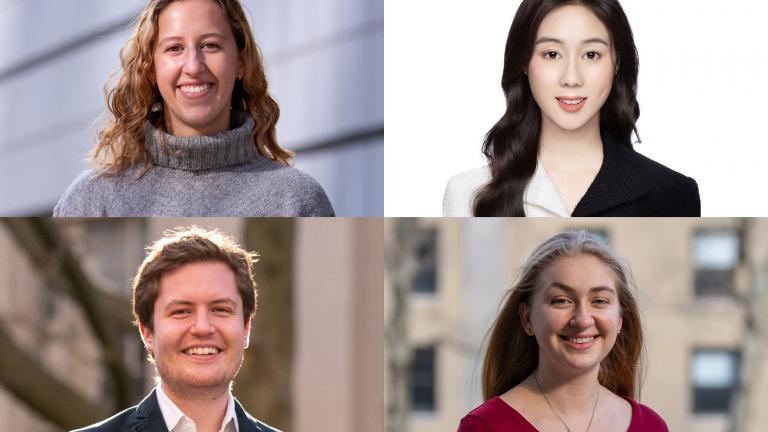 Clockwise from top left: Francesca Macchiavello Cauvi, Alice Ho, Ava Waitz, and Lucio Maria Milanese