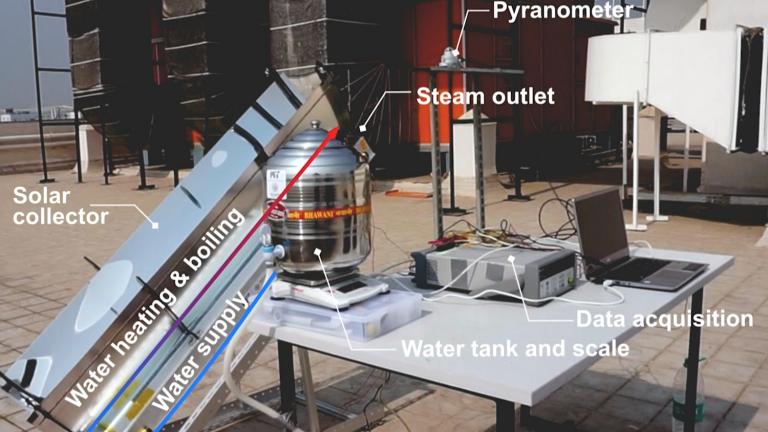 Researchers at MIT and the Indian Institute of Technology have come up with a way to generate the steam required by autoclaves, using just the power of sunlight, to help maintain safe, sterile equipment at low cost in remote locations.