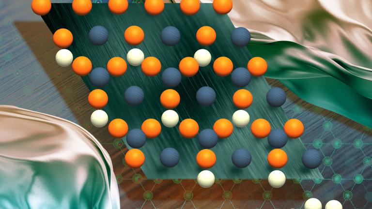 The researchers applied their technique to generate millions of candidate materials consisting of geometric lattice structures associated with quantum properties. The kagome lattice, represented here, can support the creation of materials that could be useful for quantum computing.