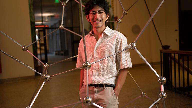 MIT PhD student Pablo Leon uses machine learning to expedite research on new battery materials.