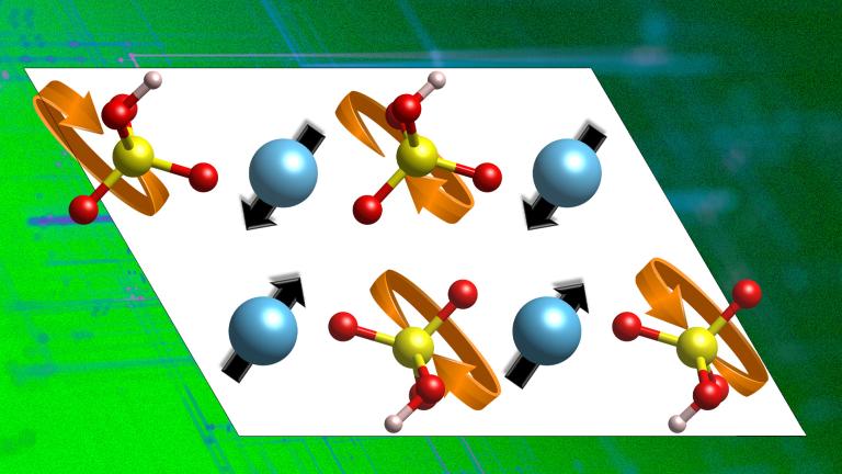A class of materials called solid acids were especially likely to be fast proton conductors, based on computer simulations of the materials’ behavior.
