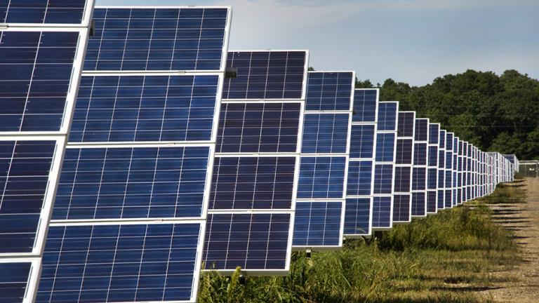 Long Island solar farm, 32-MW solar photovoltaic power plant. Source: Brookhaven National Laboratory