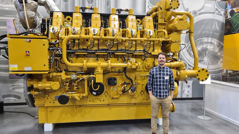 For his LGO internship in management and nuclear science and engineering, Santiago Andrade worked at Caterpillar in Lafayette, Indiana, where he helped the company explore the potential use of nuclear microreactors to power mining sites.