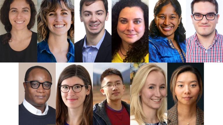 Eleven new faculty members are joining the School of Engineering. Top row (left to right): Katya Arquilla, Sara Beery, Joseph Casamento, Christina Delimitrou, Priya Donti, and Gabriele Farina. Bottom row (left to right): Ericmoore Jossou, Laura Lewis, Kuikui Liu, Lonnie Petersen, and Sherrie Wang. 