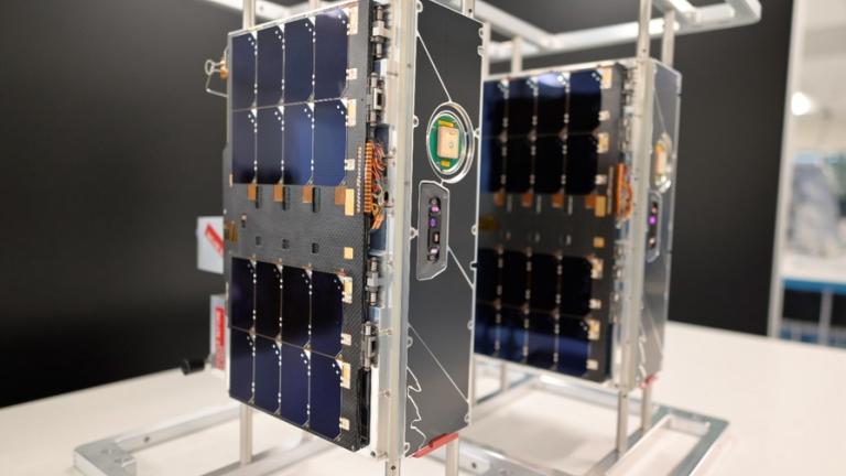 Two small satellites