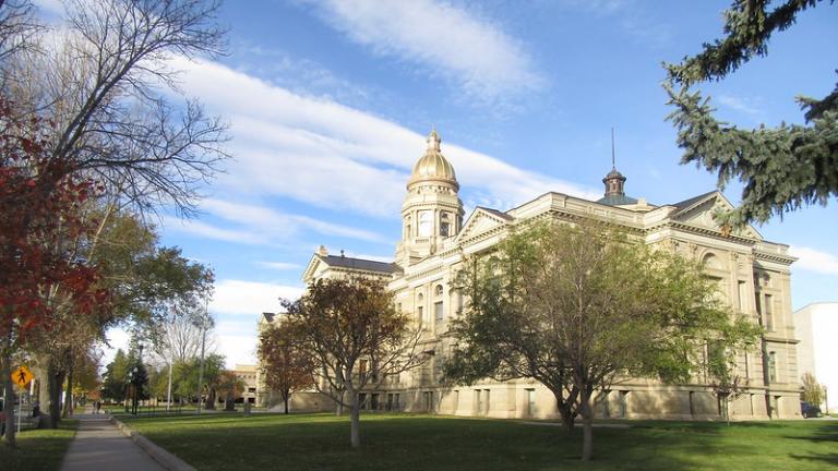 The Wyoming State Capitol in Cheyenne