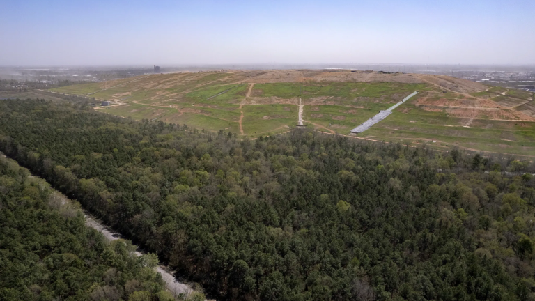 An overhead view of N Green River Dr. in Houston.