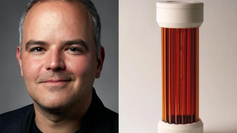 Marcelo Coelho (left) and the Geolectric Lantern