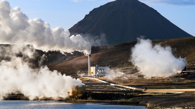 Bjarnarflag Geothermal Power Plant in Mývatn, Iceland