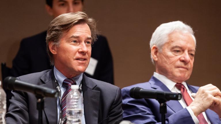 Robert Stoner (left) is the deputy director of science and technology at the MIT Energy Initiative and the founding director of the MIT Tata Center for Technology and Design. He is also a member of the Global Commission to End Energy Poverty, serving as its secretary.