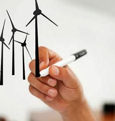 Drawing wind turbines 