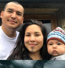 An Iñupiat family on Shishmaref Alaska 