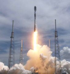 The SpaceX Falcon 9 rocket launched in May 2022 carried multiple missions, including Lincoln Laboratory’s Agile MicroSat.