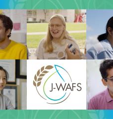 2022 J-WAFS Fellows (top row, left to right) Devashish Gokhale, Katharina Fransen, and James Zhang; (bottom row, left to right) Linzixuan (Rhoda) Zhang and Aditya Ghodgaonkar.