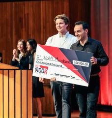 The startup Uplift Microhome, co-founded by Charlie Nitschelm and Trevor O’Leary, won this year’s MIT $100K Entrepreneurship Competition. 