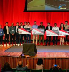 In addition to the $100,000 grand prize awarded to CoFlo, a $50,000 second-place prize was awarded to Haven, a $5,000 third-place prize to Aorta Scope, and a $5,000 audience choice award to Flood Dynamics.