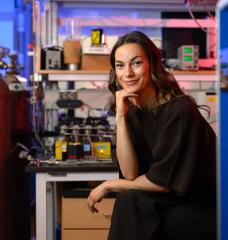 “It wasn’t until I started working with Desirée [Plata] that I started applying materials science as a tool to reduce greenhouse gas emissions. That was a profound insight,” says Audrey Parker.
