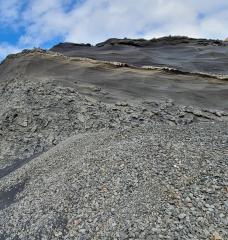 MIT researchers used samples of basalt, excavated from a quarry in Iceland (shown here), to study their carbon-storing capacity.