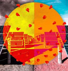 Shutdowns in response to the Covid-19 pandemic have resulted in lowered air pollution levels around the world. Researchers at MIT, and in Germany and Singapore have found that this resulted in a significant increase in the output from solar photovoltaic installations in Delhi, normally one of the world’s smoggiest cities.