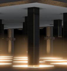 In Fourth Power’s thermal battery, thermophotovoltaic (TPV) power sticks can be moved in and out of the light, which allows the system to respond quickly and flexibly to grid needs.