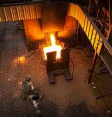 “Many reactions that were previously run sequentially though a conventional steelmaking process are now occurring simultaneously, within a single furnace,” Laureen Meroueh explains.