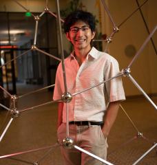 MIT PhD student Pablo Leon uses machine learning to expedite research on new battery materials.