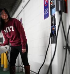 MIT researchers have found that, by encouraging the placing of charging stations for electric vehicles (EVs) in strategic ways, as well as setting up systems to initiate car charging at delayed times, electric vehicles could have less impact on the power grid.