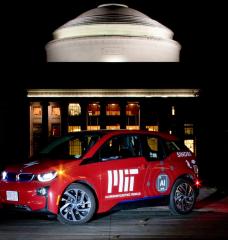 MIT engineers have developed a new aluminum-based process to produce hydrogen gas, that they are testing on a variety of applications, including an aluminum-powered electric vehicle, pictured here.