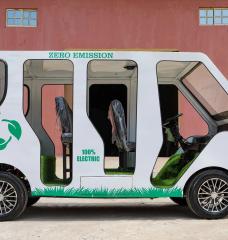 Phoenix Renewables maintains a fleet of a dozen retrofitted electric minibuses capable of covering a distance of 150 kilometers on a charge.