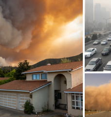 MIT researchers demonstrate that over 50 percent of the world’s population would still be exposed to PM2.5 concentrations that exceed new air quality guidelines due to large natural sources of particulate matter — dust, sea salt, and organics from vegetation — that still exist in the atmosphere when anthropogenic emissions are removed from the air. 
