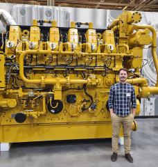 For his LGO internship in management and nuclear science and engineering, Santiago Andrade worked at Caterpillar in Lafayette, Indiana, where he helped the company explore the potential use of nuclear microreactors to power mining sites.