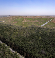 An overhead view of N Green River Dr. in Houston.