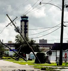 Hurricane Ida knocked down transmission and distribution lines across parts of Louisiana.
