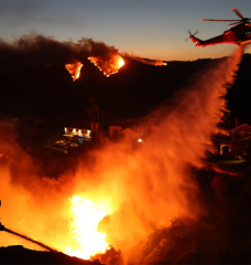 Photo: Los Angeles wildfires, January 2025 (Source: City of Irvine, California)
