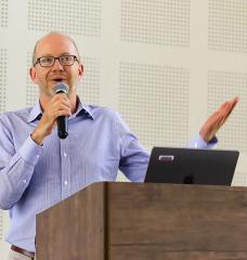MIT professor of political science Evan Lieberman discusses his research at the Kwame Nkrumah University of Science and Technology (KNUST) in Kumasi, Ghana.